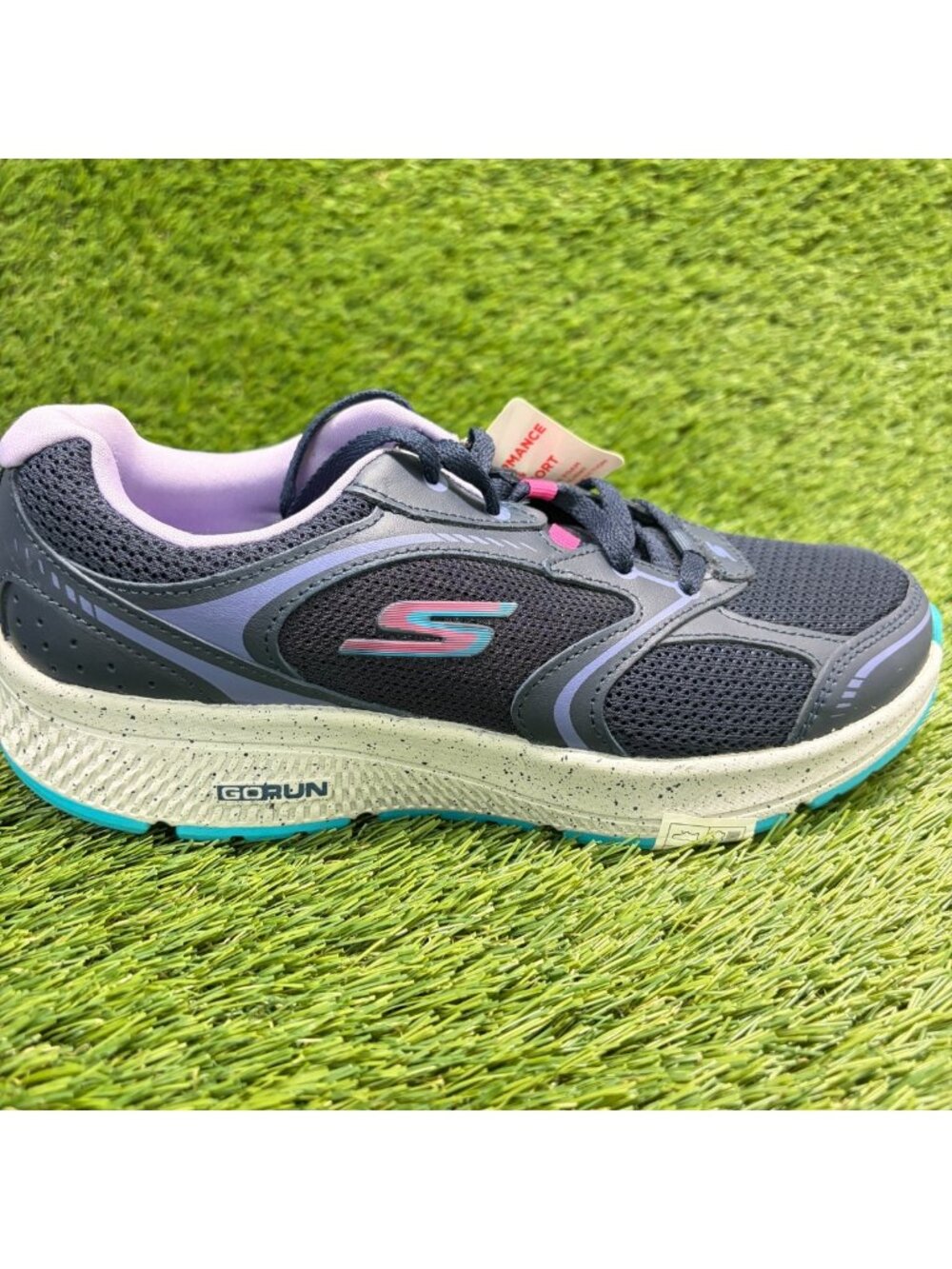 Skechers Go Run Consistent Womens Size 7 Blue Purple Running Shoes Sneakers